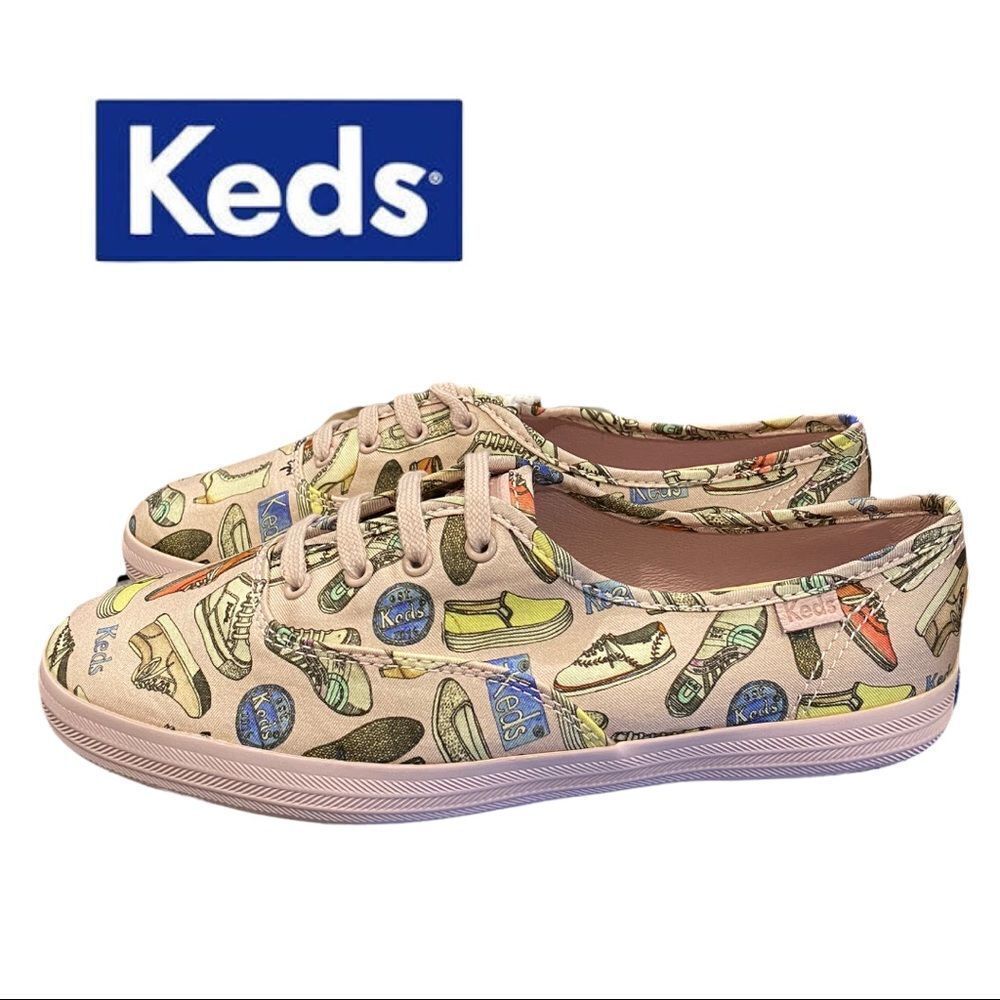 NEW Keds Women's CH CJW Lilac Shoes Print Sneakers 6.5